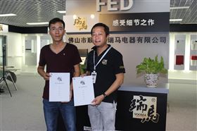 王總成功簽約加盟，瑞馬燃氣壁掛爐強勢進駐河南周口3